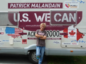 Patrick Malandain heureux de sa double traversée USA-Canada