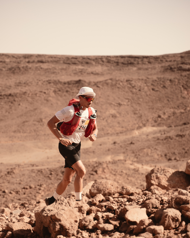 Mathieu Blanchard sur le Marathon des Sables 201 