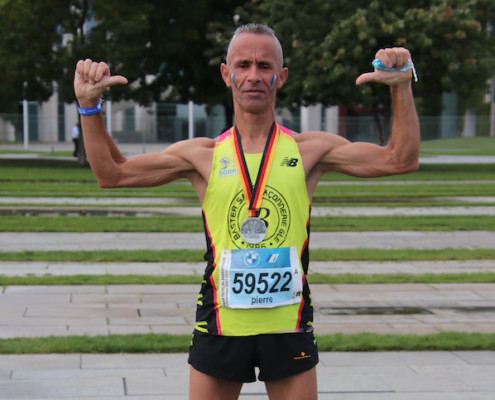 Pierre Sénac, revient avec un bon chrono sur le marathon de Berlin.