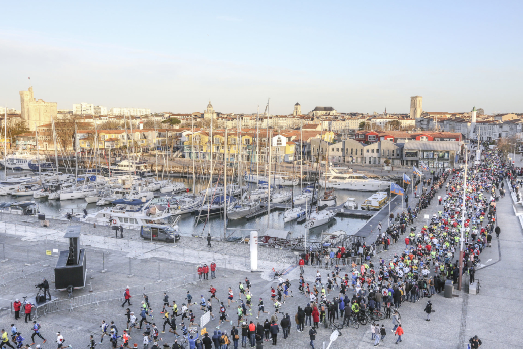 Un final théâtral, sur le Vieux Port pour le prochain Marathon de La Rochelle.