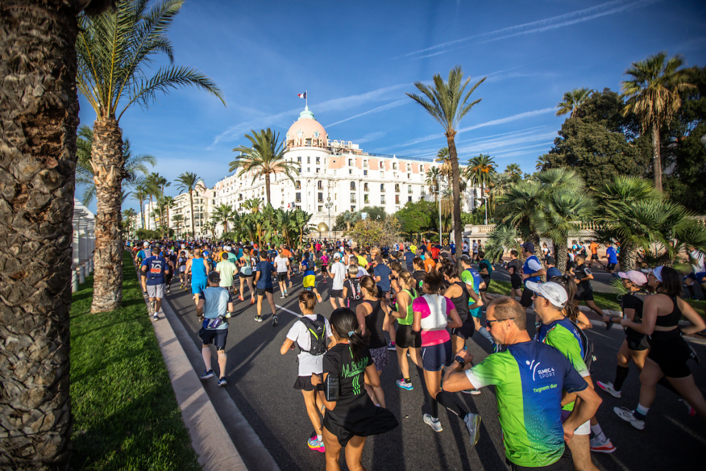 Il faisait déjà bon au départ du Marathon Nice-Cannes ce 30 octobre.
