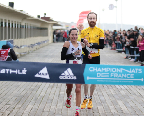Anais Quemener a décroché son deuxième titre de championne de France de marathon à Deauville.