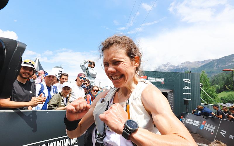 Clémentine Geoffray a décroché le titre de championne du monde de trail court à Innsbruck en Autriche.