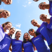 L'équipe féminine de championnes de trail Kiprun.