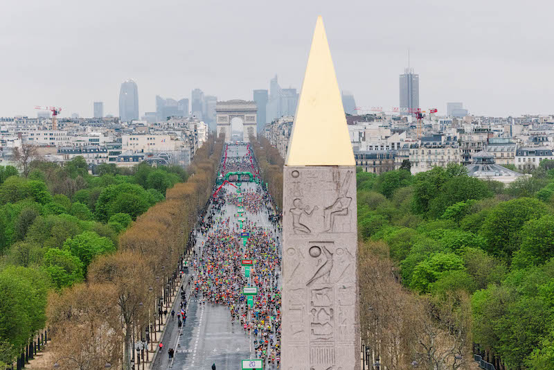 Plus de 50 000 concurrents s'élanceront sur les Champs-Elysées le 7 avril à l'occasion du Marathon de Paris.
