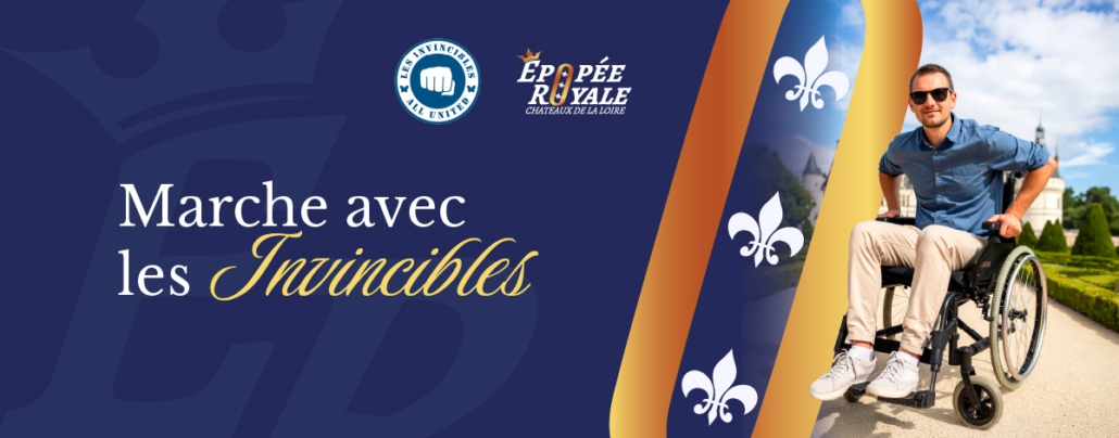 L'Epopée Royale soutient l'association Les invincibles soutenant les malades de la maladie de Charcot.