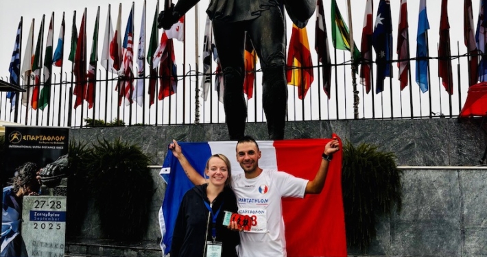 Benjamin Guibouin, premier Français du Spartathlon