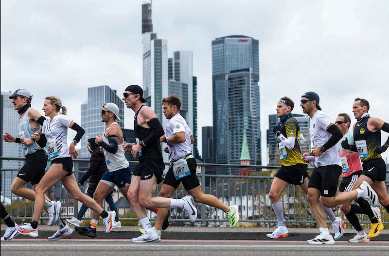 Marathon de Francfort l’un des plus grands rassemblements sportifs d’Allemagne cette année.