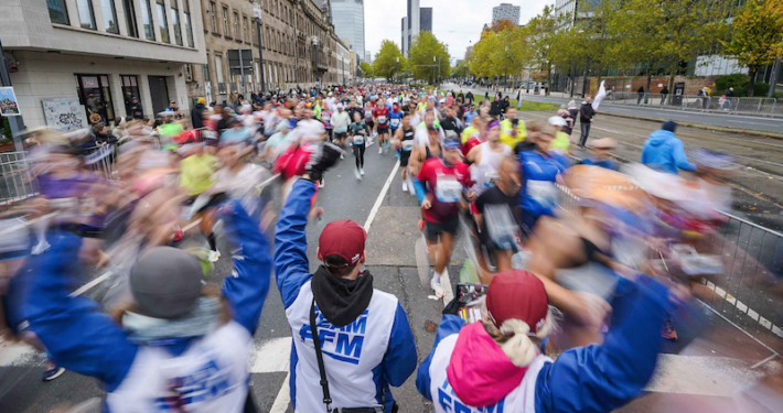 Marathon de Francfort l’un des plus grands rassemblements sportifs d’Allemagne cette année.