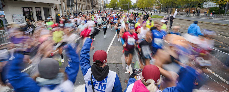 Marathon de Francfort l’un des plus grands rassemblements sportifs d’Allemagne cette année.