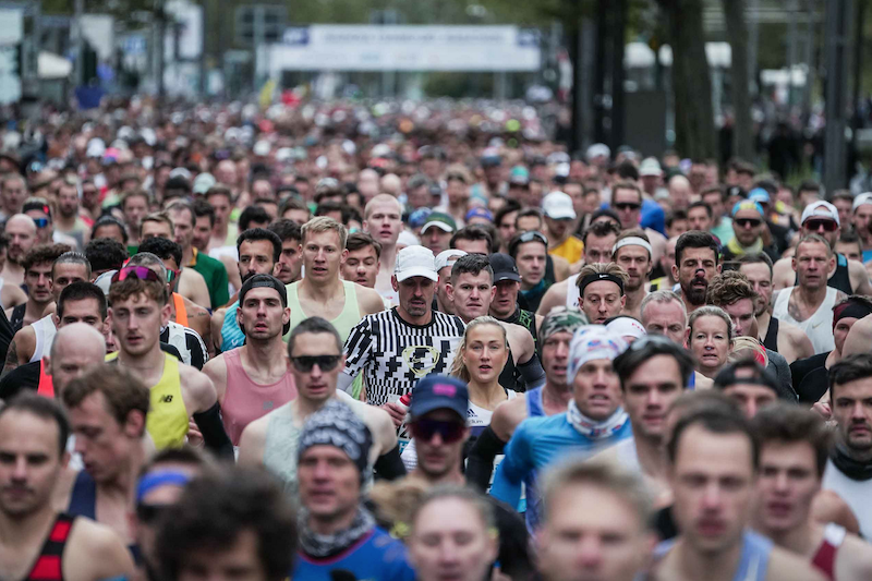 Marathon de Francfort l’un des plus grands rassemblements sportifs d’Allemagne cette année.