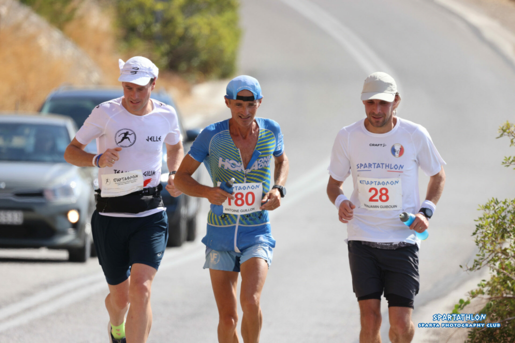 Benjamin Guibouin, premier Français du Spartathlon a couru la première partie de cet ultra-marathon avec Antoine Guillon.