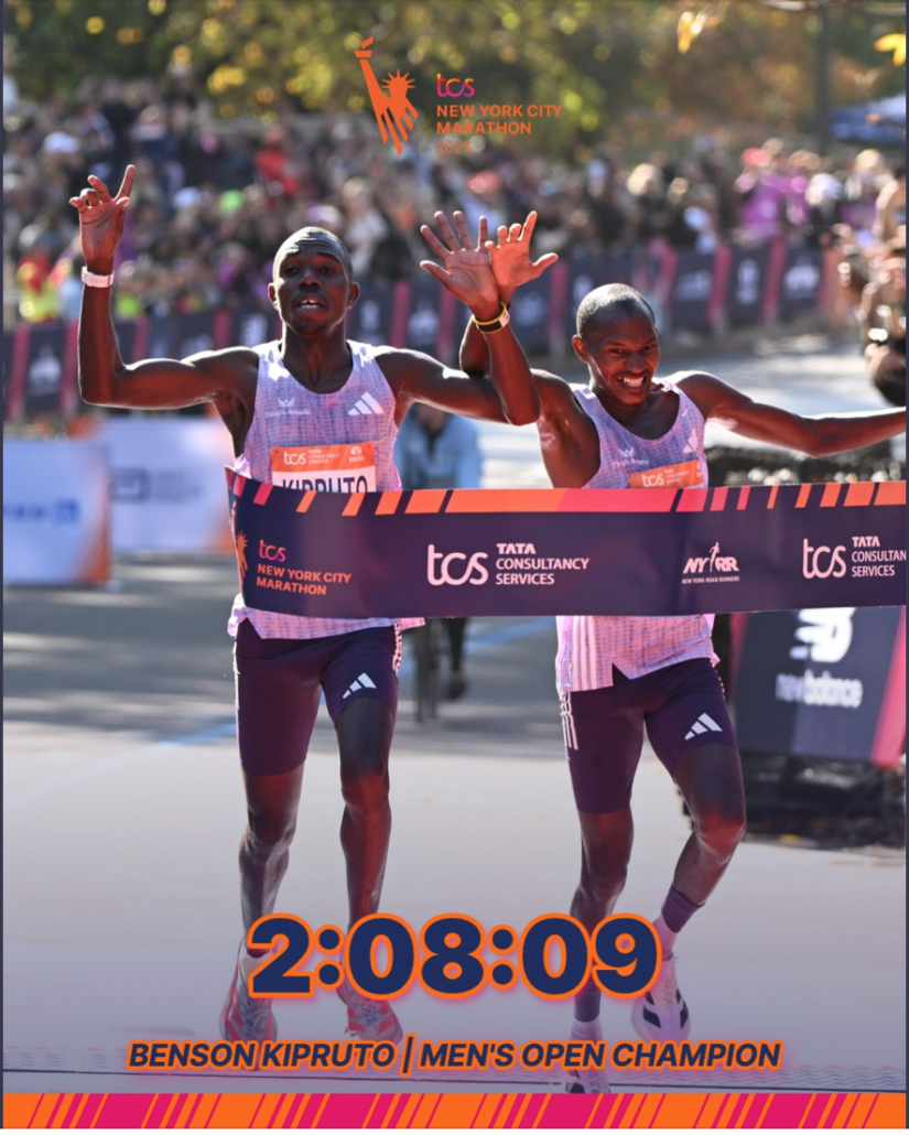 Benson Kipruto a remporté d'un souffle le 54e Marathon de New York.