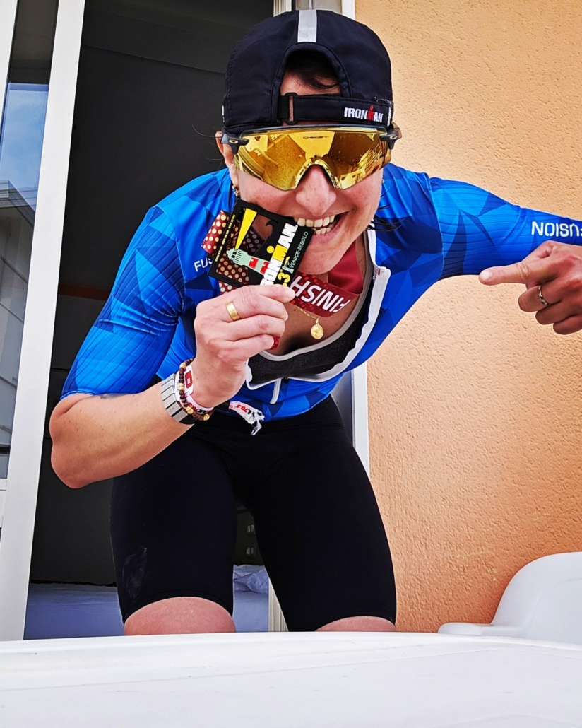 Emilie Mullier, 37 ans, vise un double Ironman à 7 jours d'intervalle, avec 32 heures de décalage horaire ce printemps.