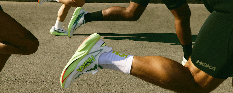 La Hoka Mach 7 est une paire polyvalente et dynamique idéal pour les sorties rythmées et les compétitions.