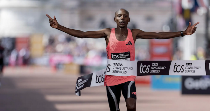 Le kényan Sabastian Sawe a battu le record du monde de marathon 1h59’30