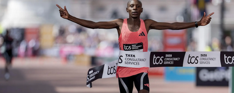 Le kényan Sabastian Sawe a battu le record du monde de marathon 1h59’30