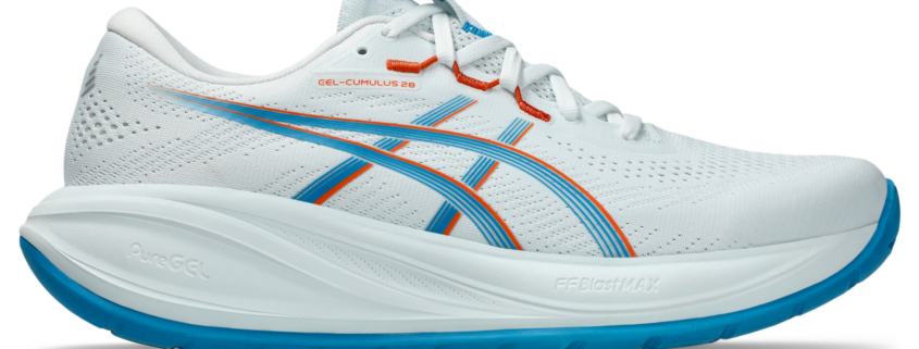 ASICS Cumulus-28, une chaussure qui s'adapte à tous les profils.