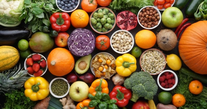 Sources multiples d'antioxydants, à base de fruits à légumes notamment.