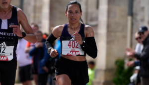 Anaïs Quemener, sacrée championne de France Marathon à Ambès dimanche 3 mai 2026.