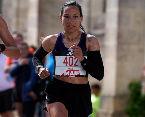 Anaïs Quemener, sacrée championne de France Marathon à Ambès dimanche 3 mai 2026.