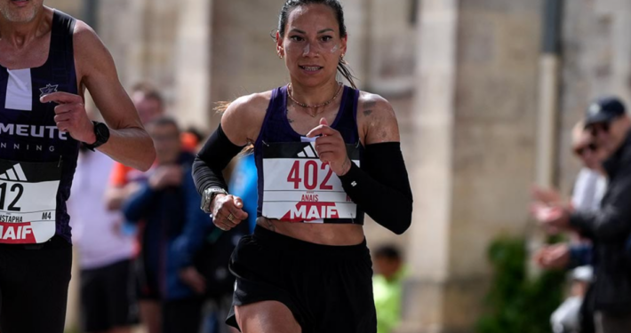 Anaïs Quemener, sacrée championne de France Marathon à Ambès dimanche 3 mai 2026.