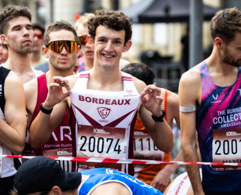 Au départ du Marathon de Bordeaux