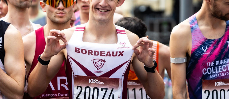 Au départ du Marathon de Bordeaux