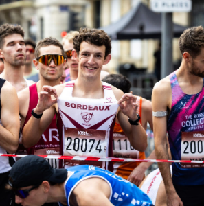 Au départ du Marathon de Bordeaux
