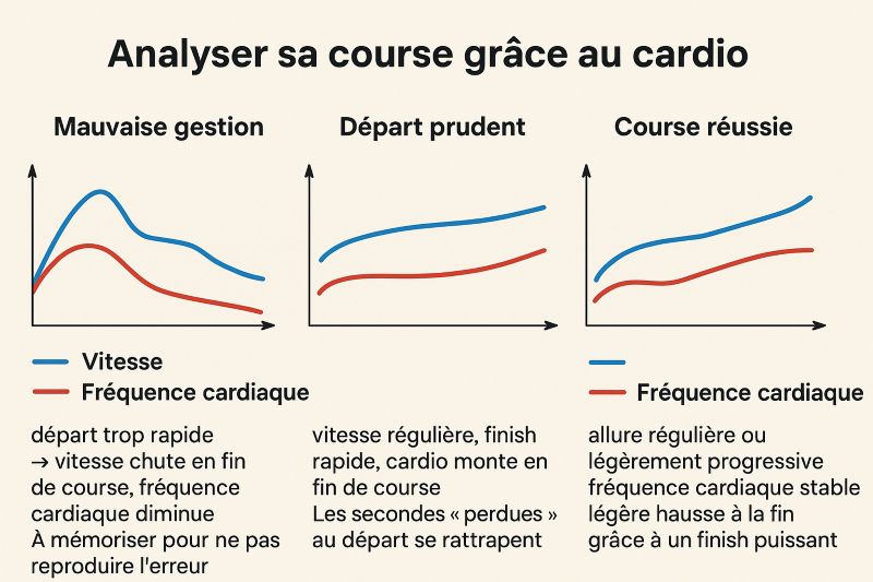 Graphique représentant l'évolution du cardio