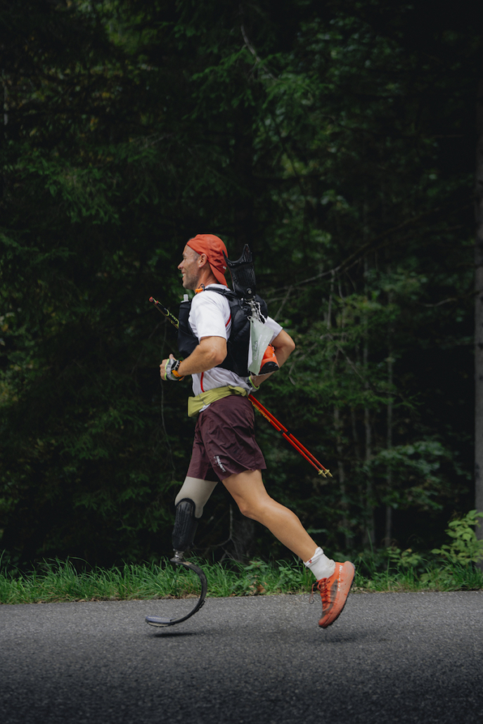 Julien Veysseyre, une jambe en moins, un rêve d’UTMB
