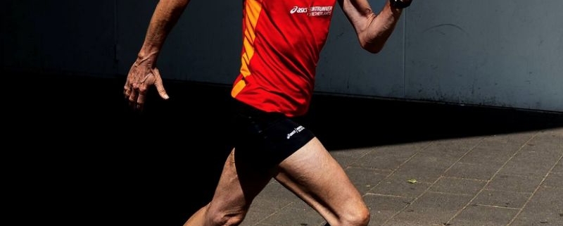 Athlète coureur de catégorie Master
