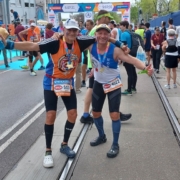 Dominique Laurent a couru 228 marathons, dont une partie avec une paire de Crocs aux pieds.