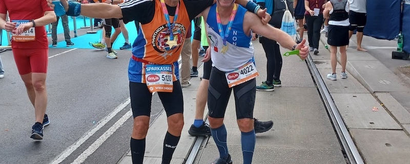 Dominique Laurent a couru 228 marathons, dont une partie avec une paire de Crocs aux pieds.
